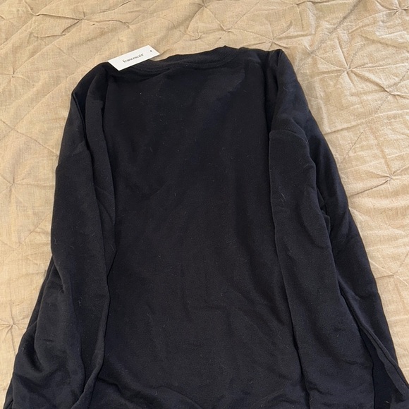 Francesca's Black and Gold Crewneck Sweater - Picture 3 of 3